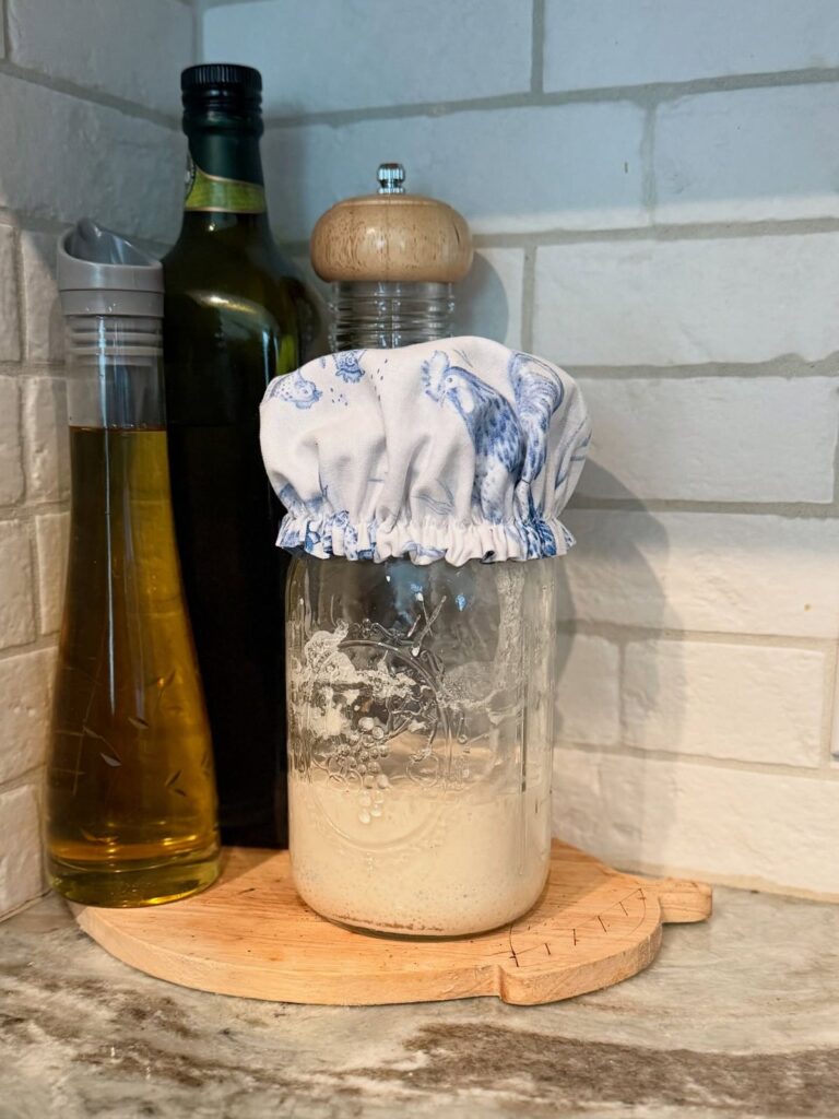 Loosely-Cover-the-Jar.