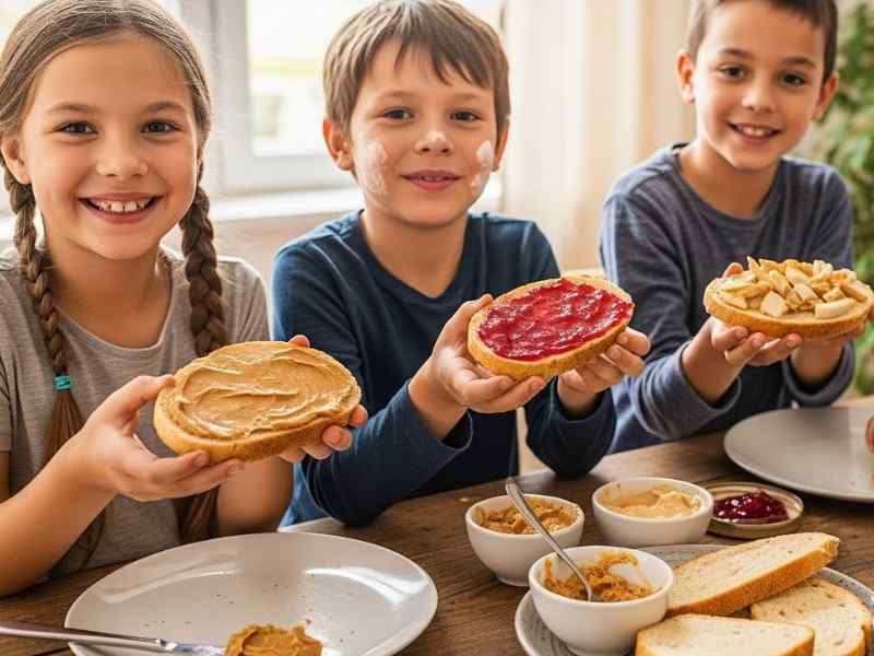 Bread-with-Peanut-Butter-Spread-or-Leftovers-another-kid-friendly-dinners-for-picky-eaters