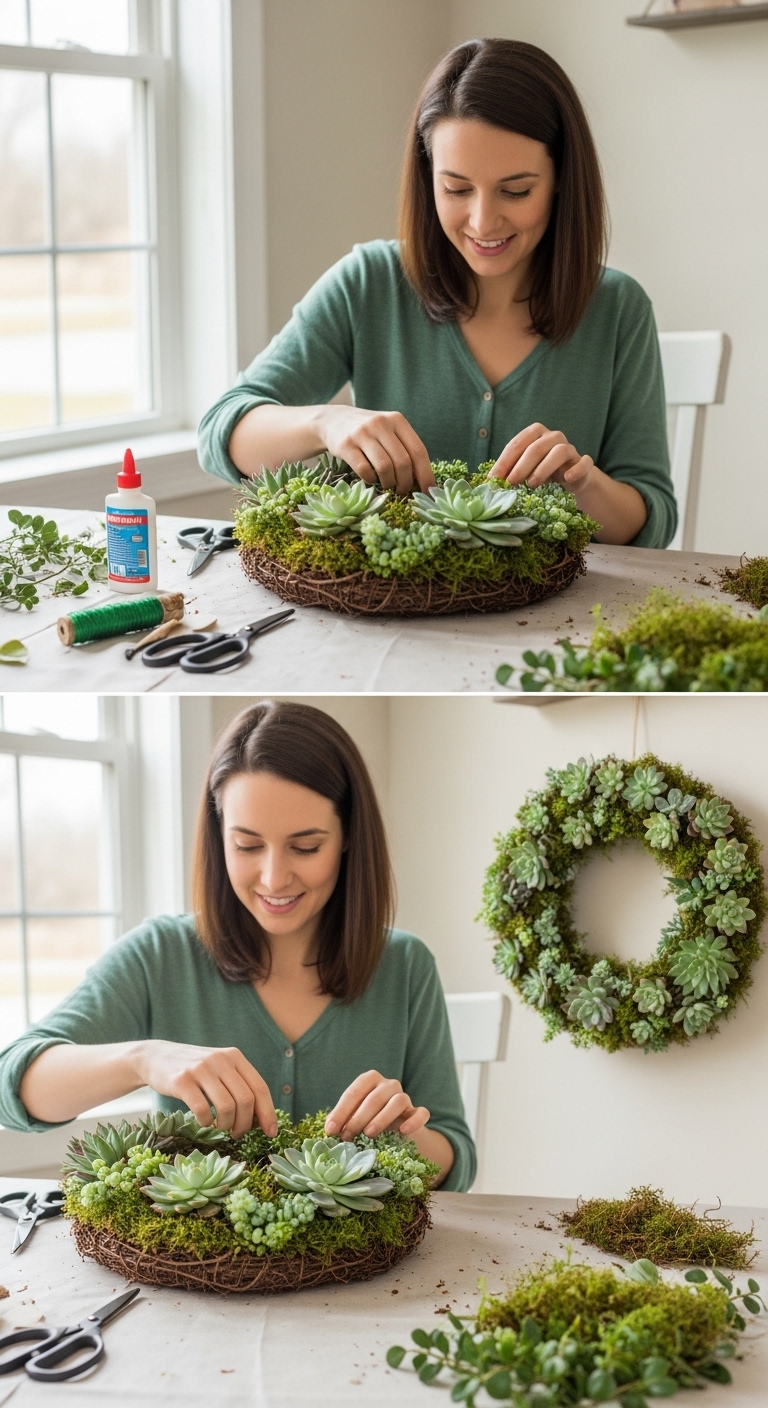 DIY-Spring-Wreath-Succulent-Wreath-another-diy-spring-wreaths-using-garden-finds-or-everyday-items
