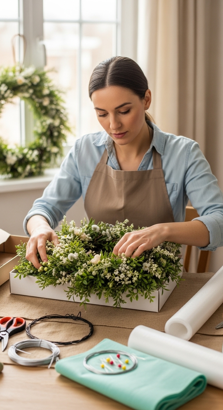 Label-and-Protect-Seasonal-Pieces-–-Spring-Wreaths