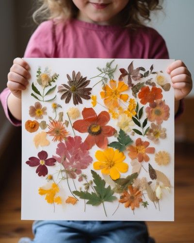 Nature-Collages- After-School-Homework-Friendly-Crafts-Kids-Can-Make