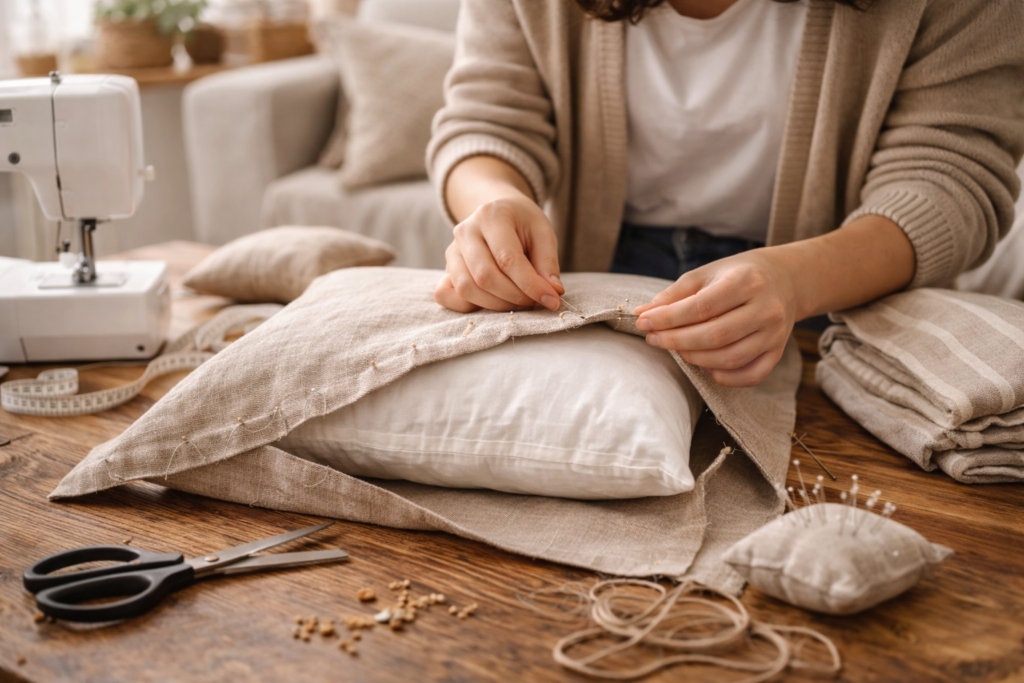 One-Cut-Pillow-Cover-Envelope-Style