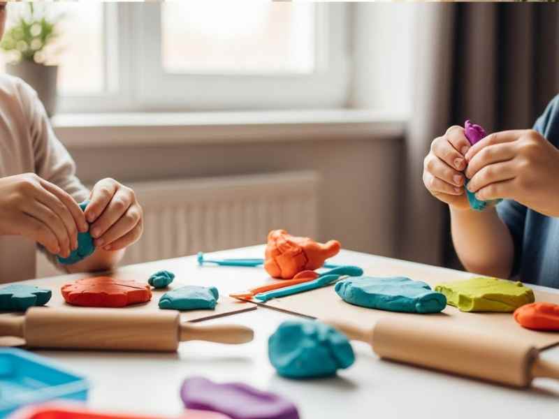 Playdough-or-Clay-Modeling-Indoor-Activities-for-Kids-on-Rainy-Days