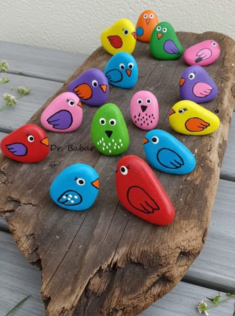 Quick-Painted-Rocks-After-School-Homework-Friendly-Crafts-Kids-Can-Make