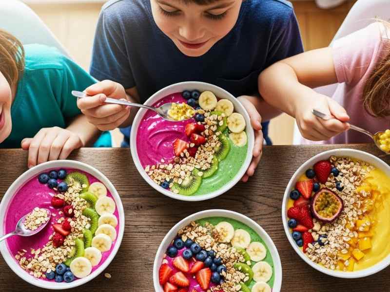 Smoothie-Bowls-with-Fruit-and-Oats
