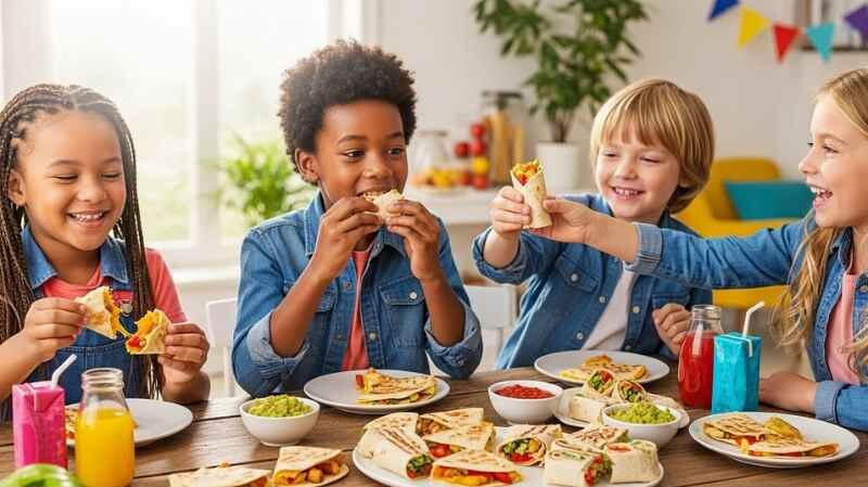 kid-friendly-dinners-for-picky-eaters- Mini- Quesadillas- or -Wraps