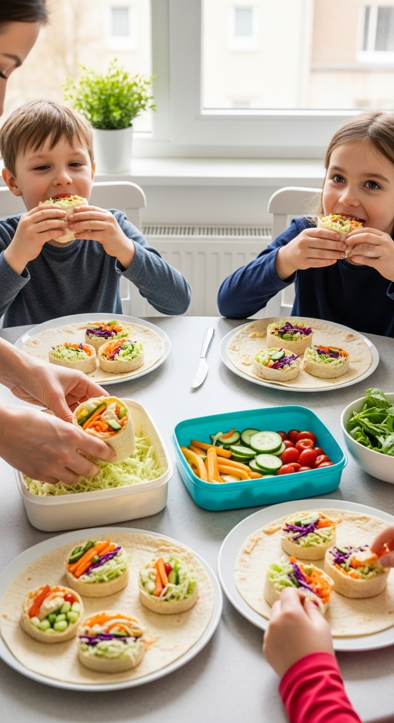 Cabbage-Veggie-Wraps