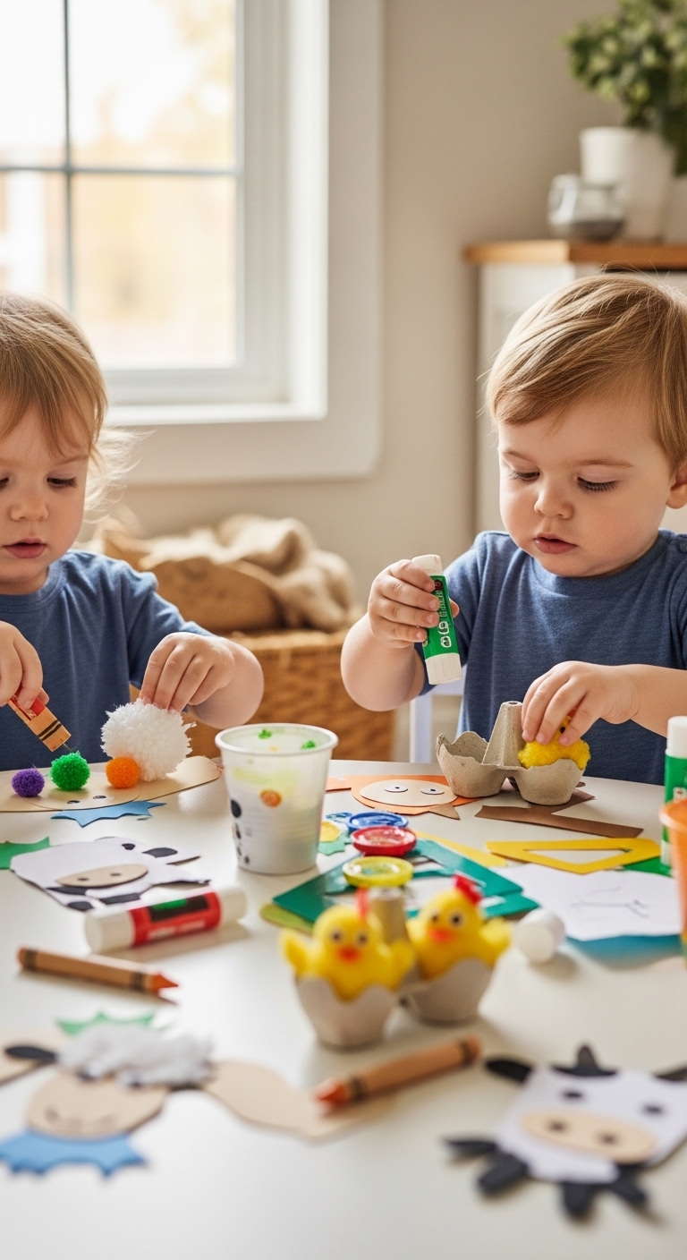 Common-Toddler-Challenges-During-Farm-Animal-Craft
