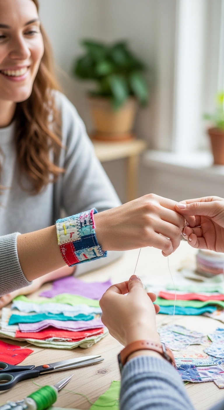 Patchwork-Wristbands