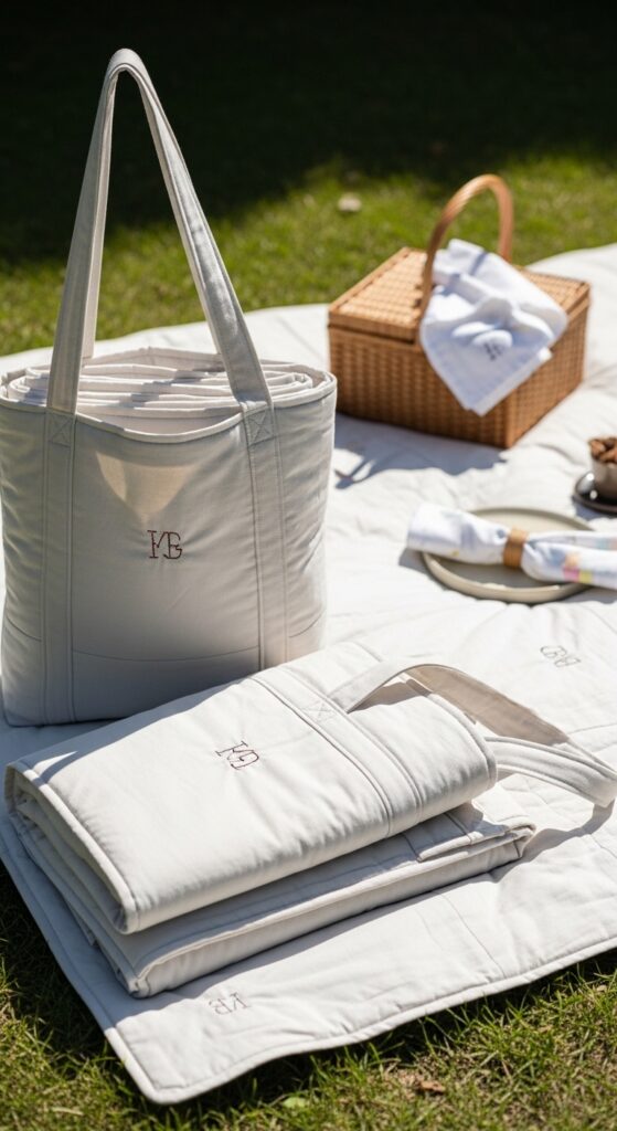 Convertible-Picnic-Blanket-and-Tote-Combo-a-good-wedding-gift-sewing-projects