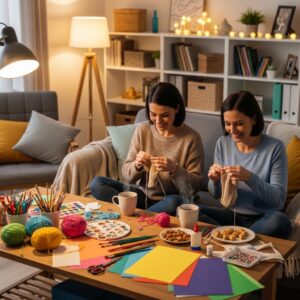 Read more about the article Cozy Craft Night Ideas for Adults to Relax, Unwind, and Get Creative at Home