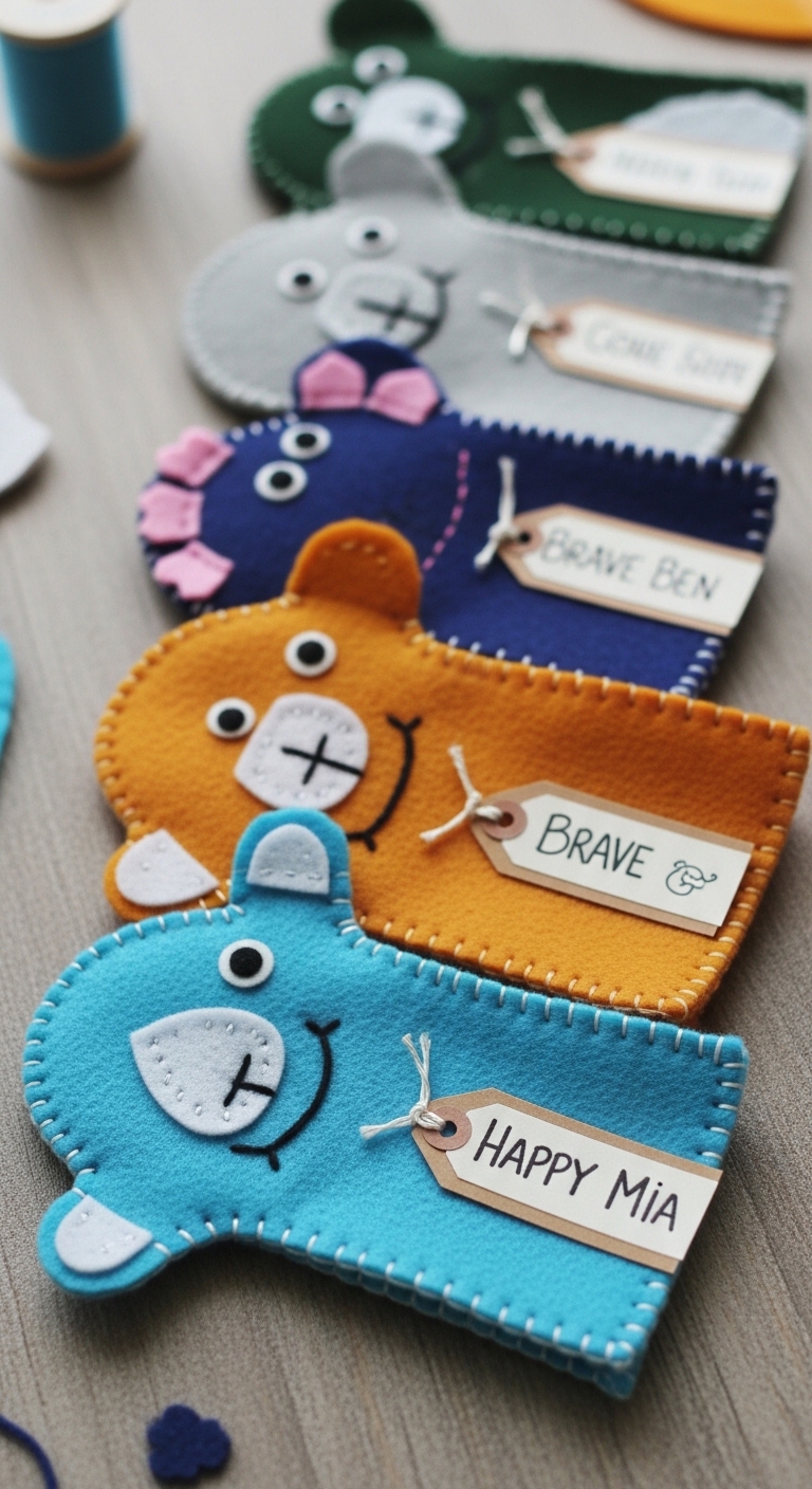 Felt-Hand-Puppets-With-Personality-Tags