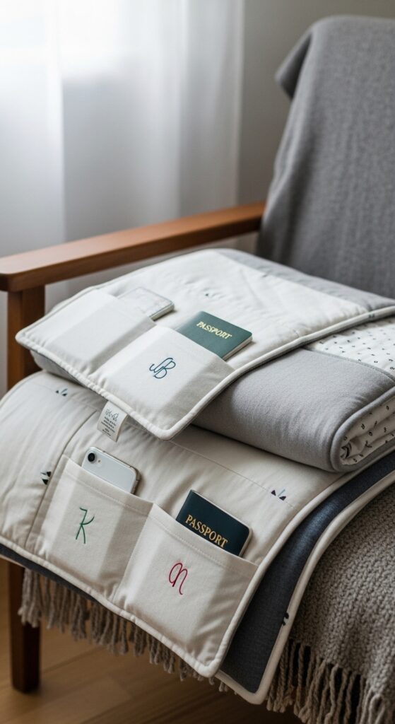 Handmade-Travel-Blanket-With-Personalized-Pockets.