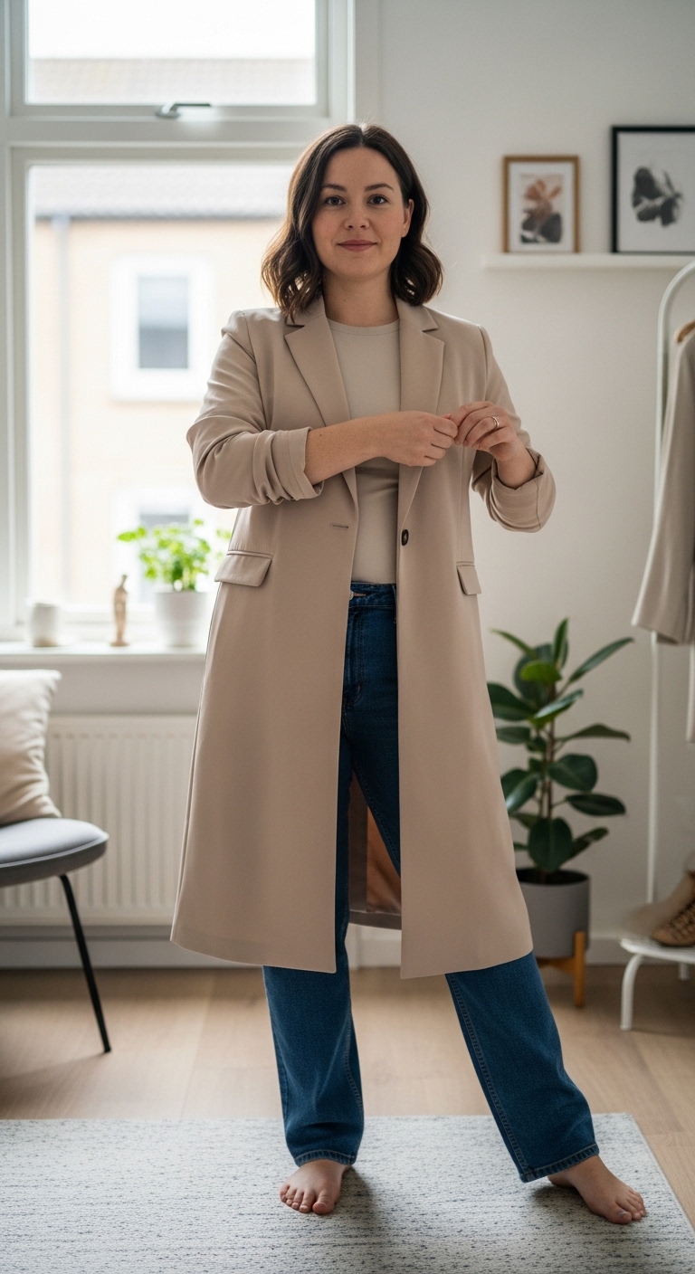 Longline-Blazer-Over-a-Simple-Outfit.