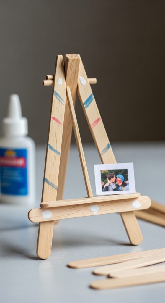 Popsicle-Stick-Mini-Easel