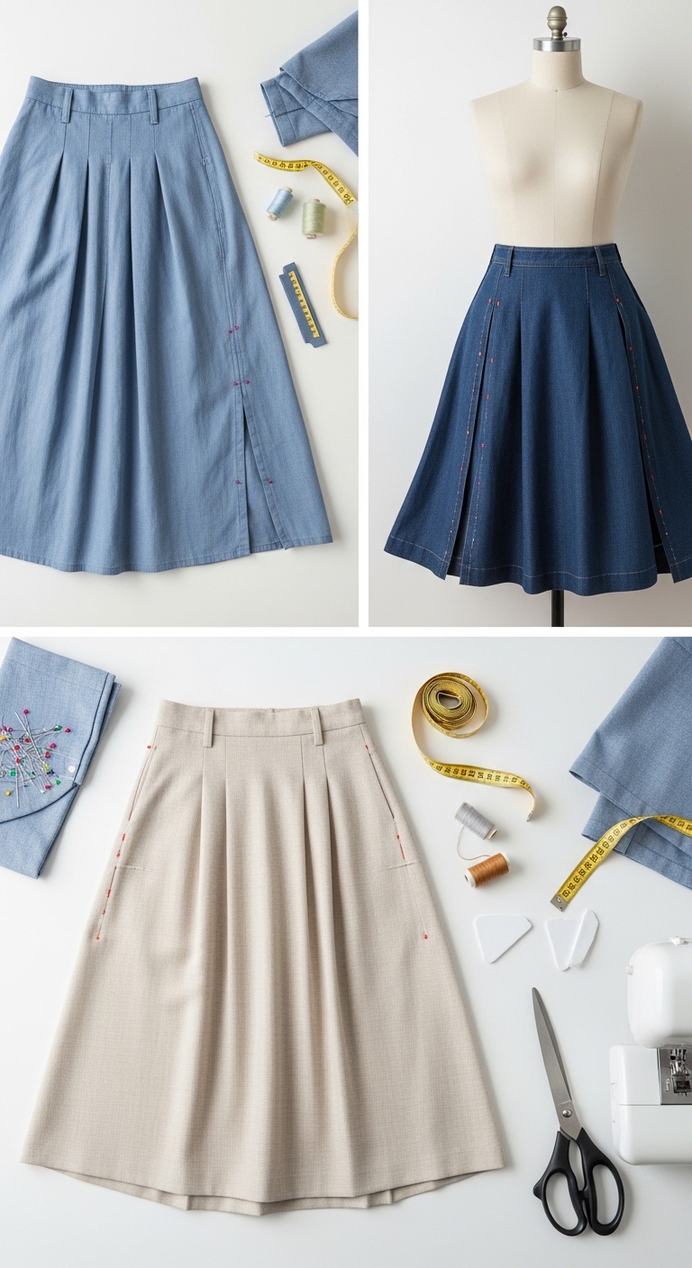 Skirts-Too-Long-Plain-or-Shapeless-thrift-flip-sewing-projects-ideas