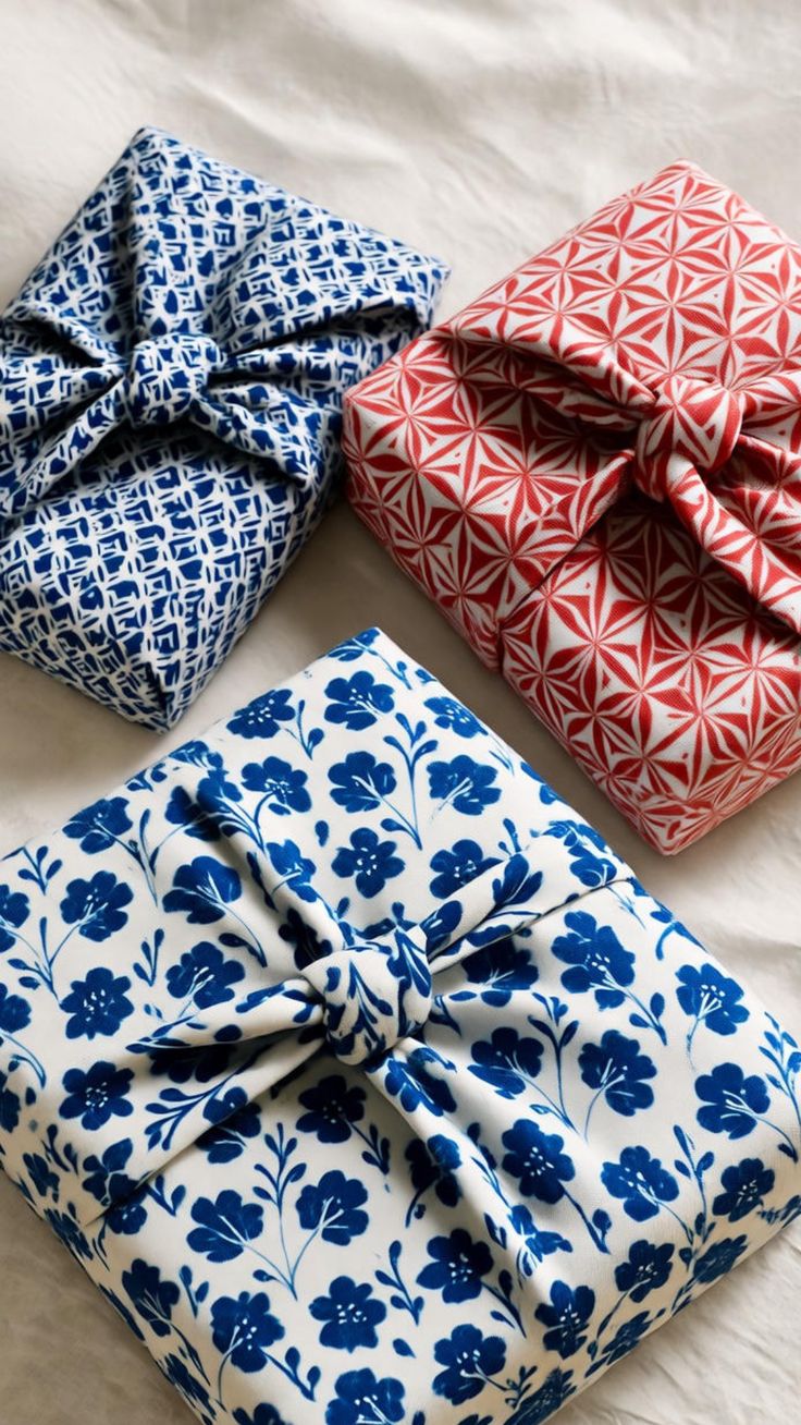 Fabric-Wrapped-Gifts-low-budget-craft