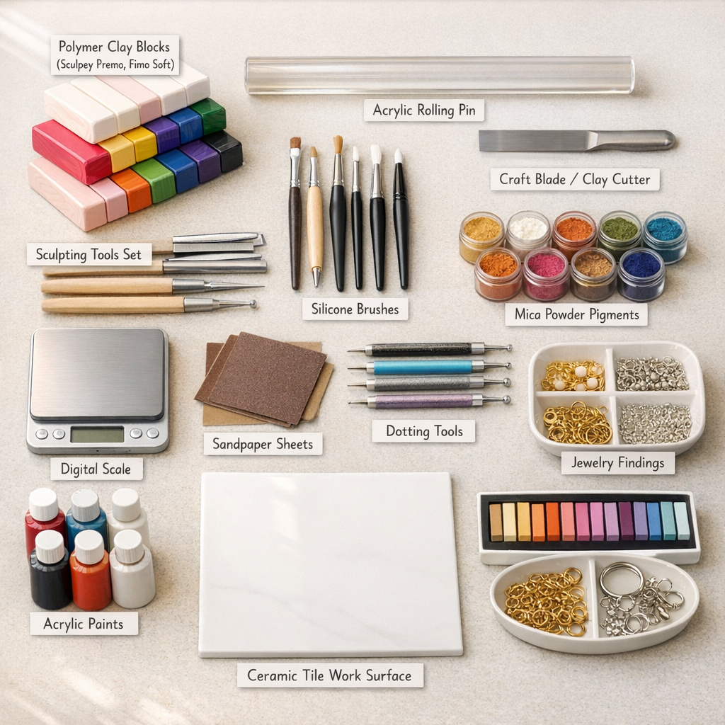 Materials-You-Need-for-Polymer-Clay-Crafts