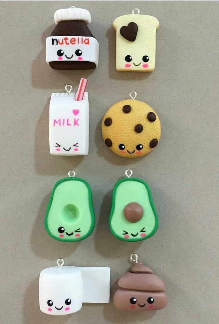Miniature-Food-Charms.-polymer-clay-crafts-to-make-and-sell.
