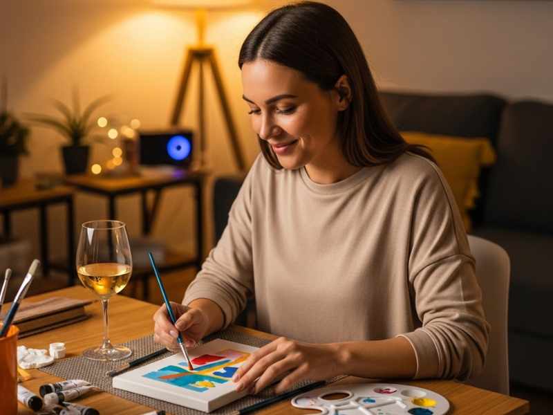 Read more about the article Paint and Sip Ideas at Home That Actually Make Your Nights Feel Exciting Again