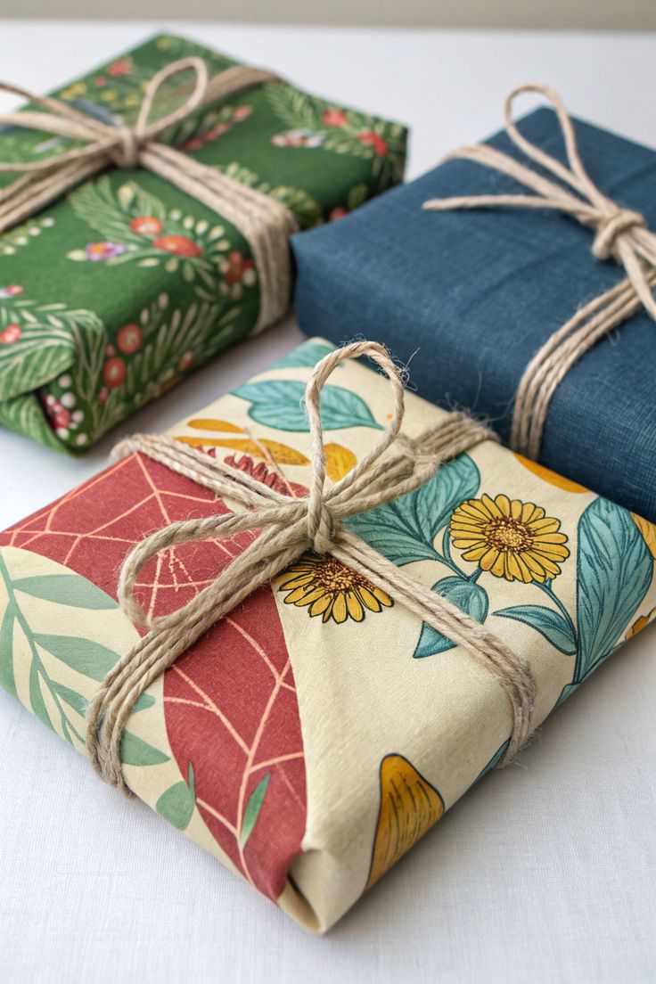 Reusable-Gift-Wrap-From-Fabric-Scraps.