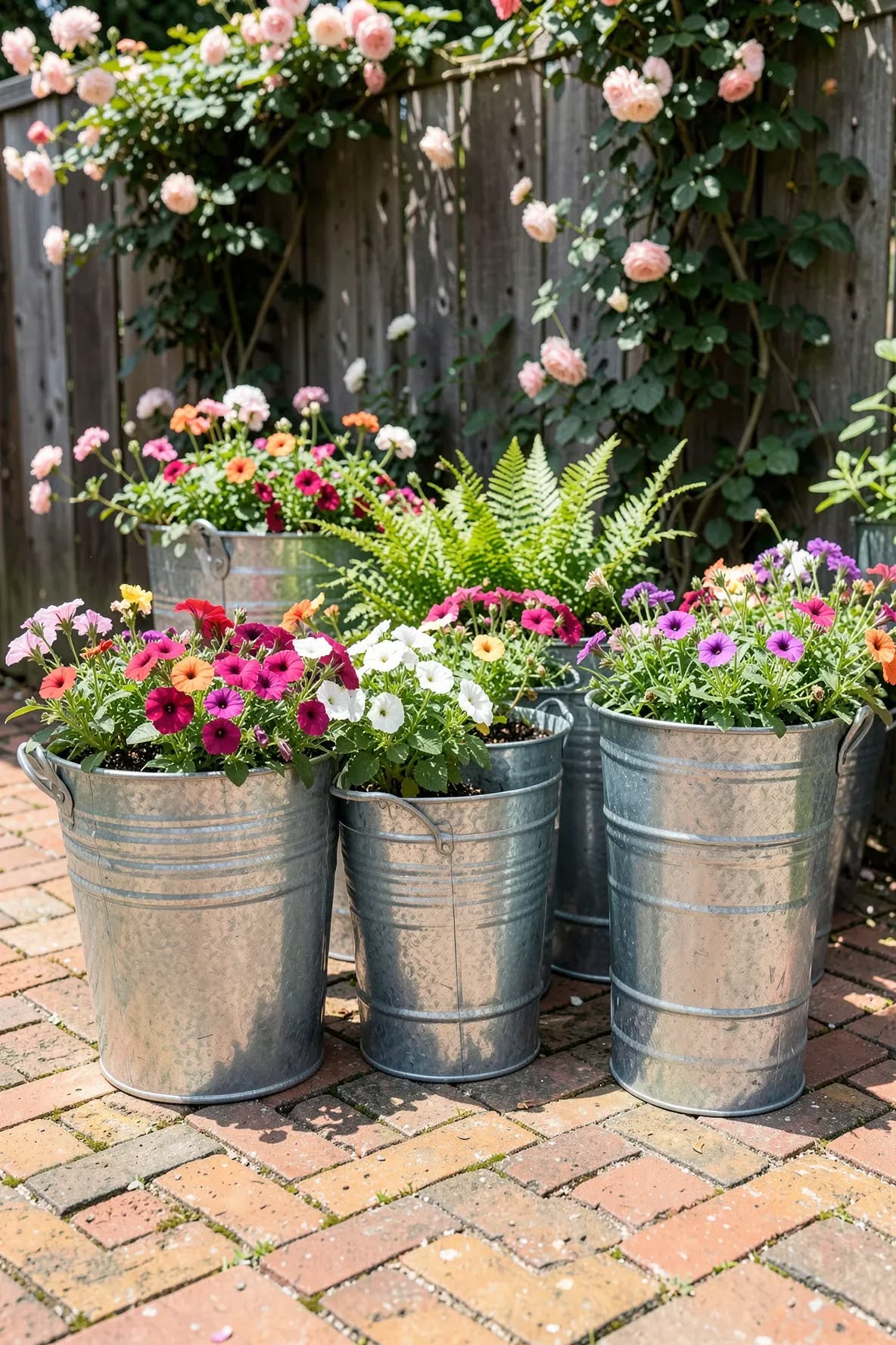 Upcycled-Metal-Bucket-Planter