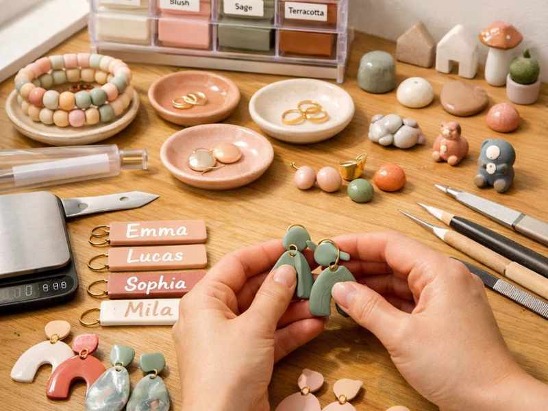 You are currently viewing 12 Polymer Clay Crafts You Can Make and Sell from Home for Beginners