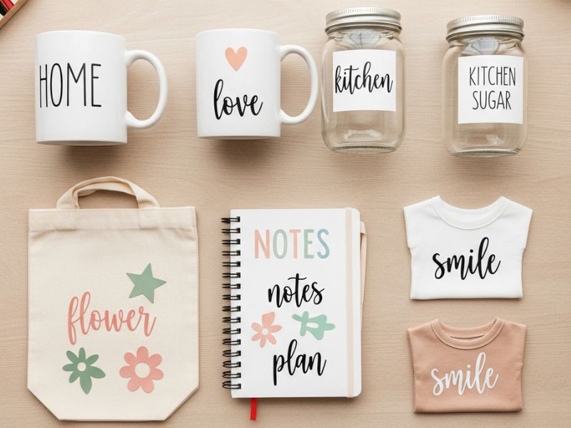 You are currently viewing 10 Beginner-Friendly Vinyl Crafts to Make and Sell Without a Cricut at Home