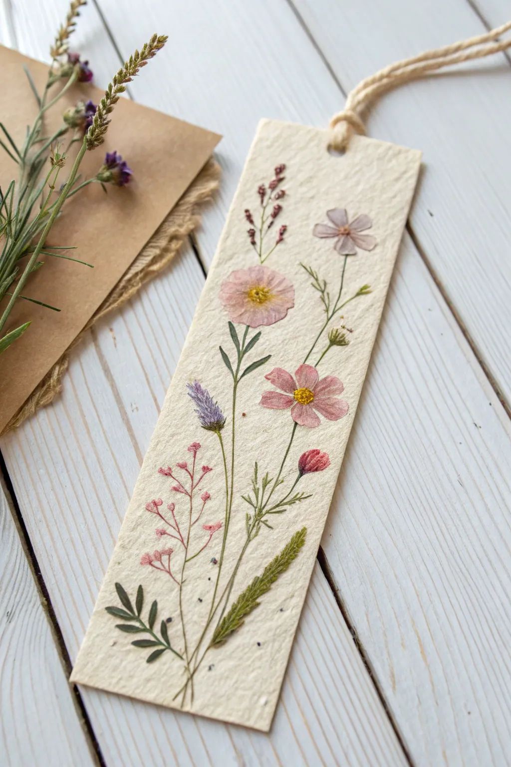 Bookmarks-With-Pressed-Flower-Designs