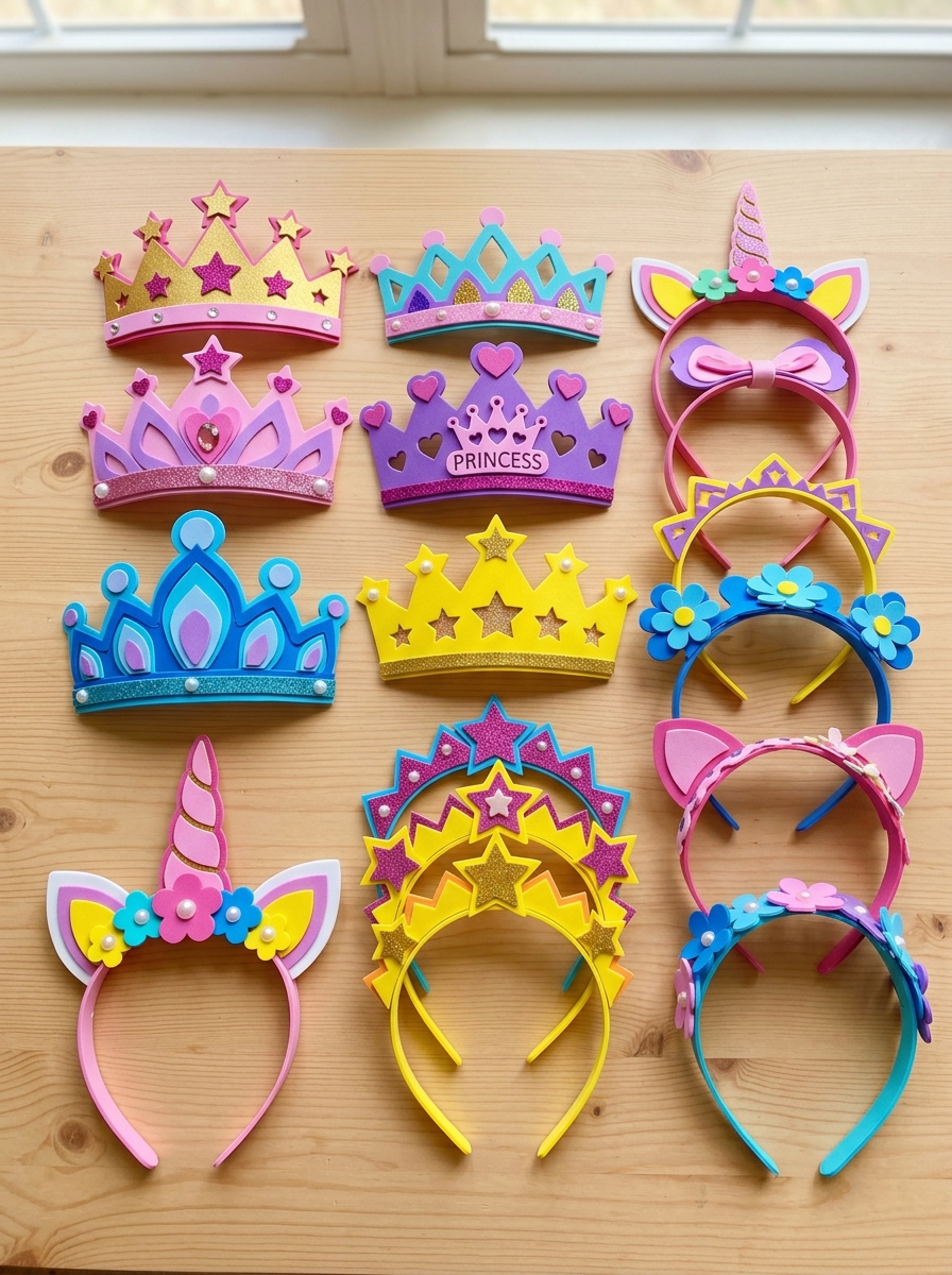Crowns-Headband-foam-sheet-crafts-for-kids.