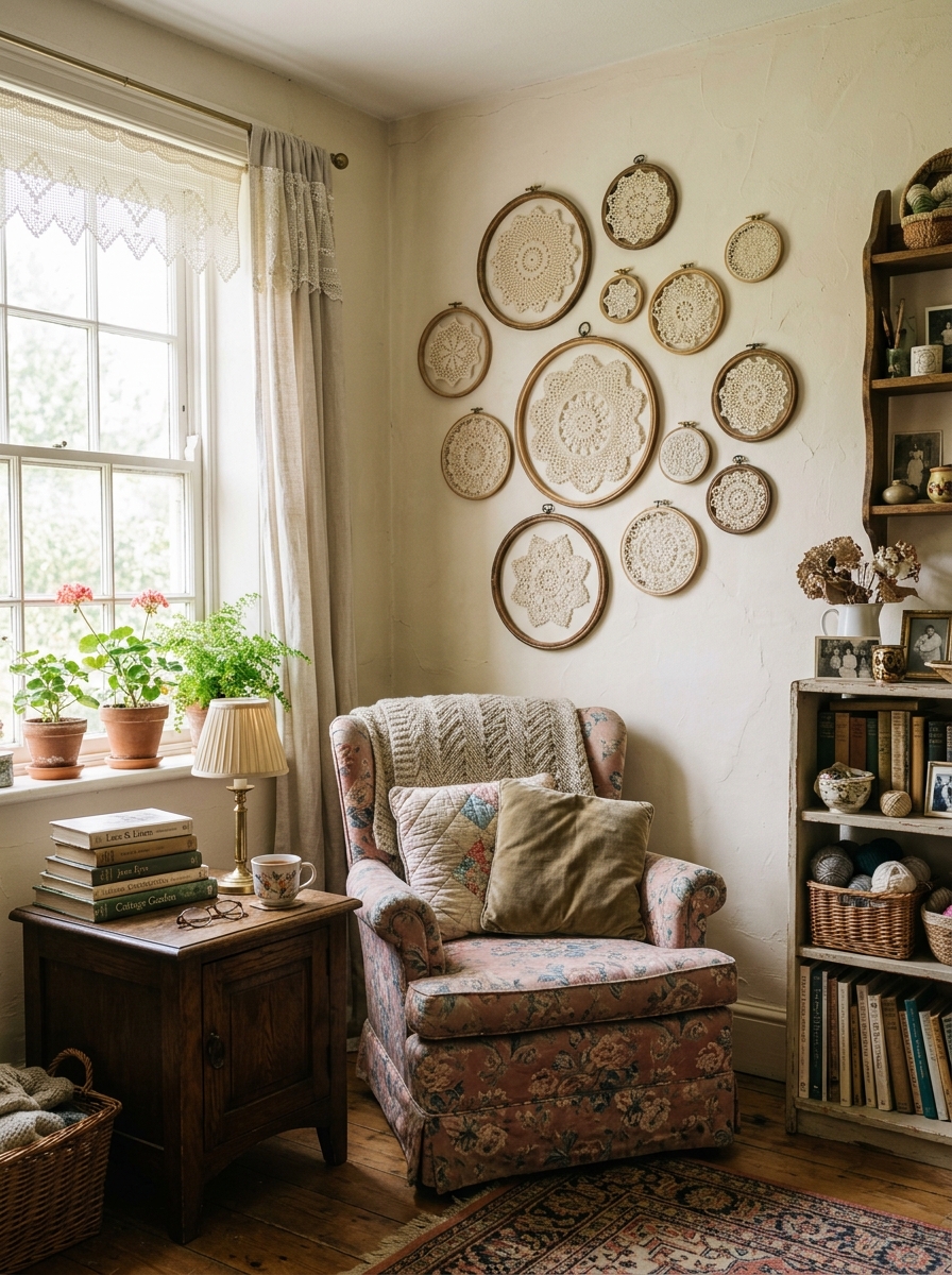 Doily-Wall-Decor-Using-Hoop-grandmacore-diy-projectsFrames-