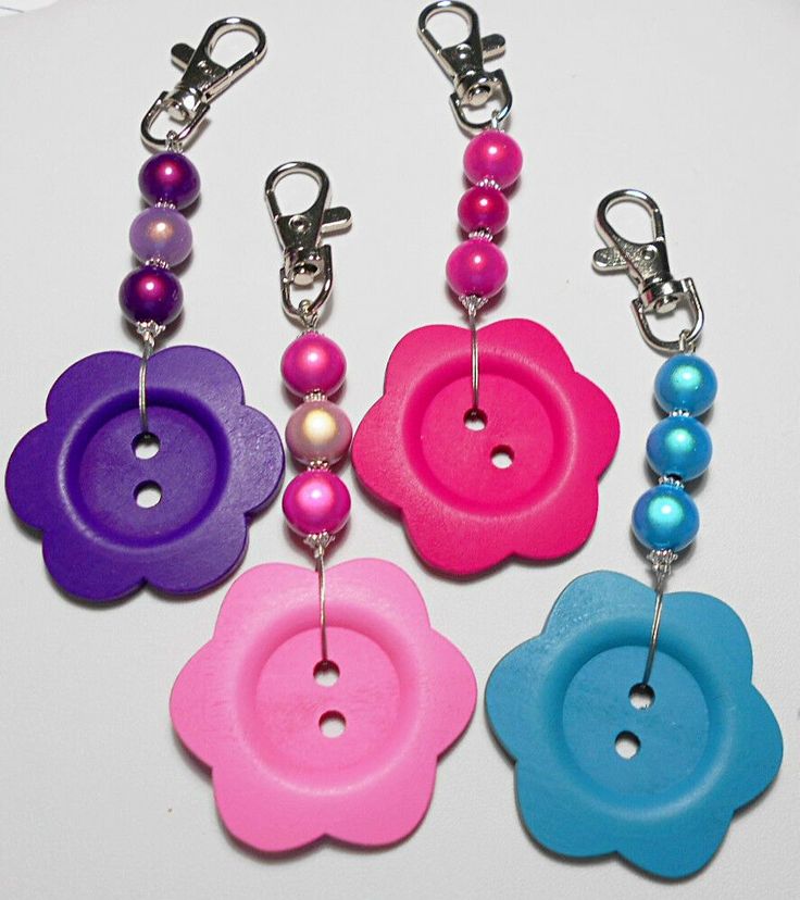 Keychains-cloth-button-crafts