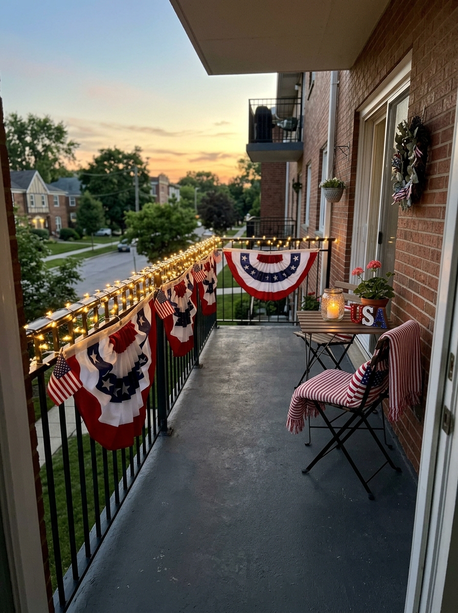 Railing-Decor-4th-of-July-patio-decor-ideas