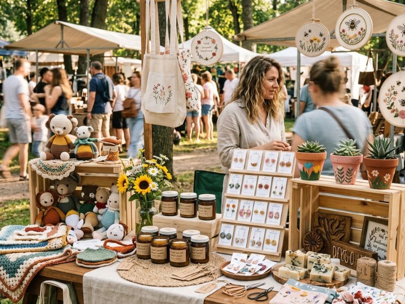 You are currently viewing 30 Summer Crafts to Make and Sell at Craft Fairs This Year With Free Patterns