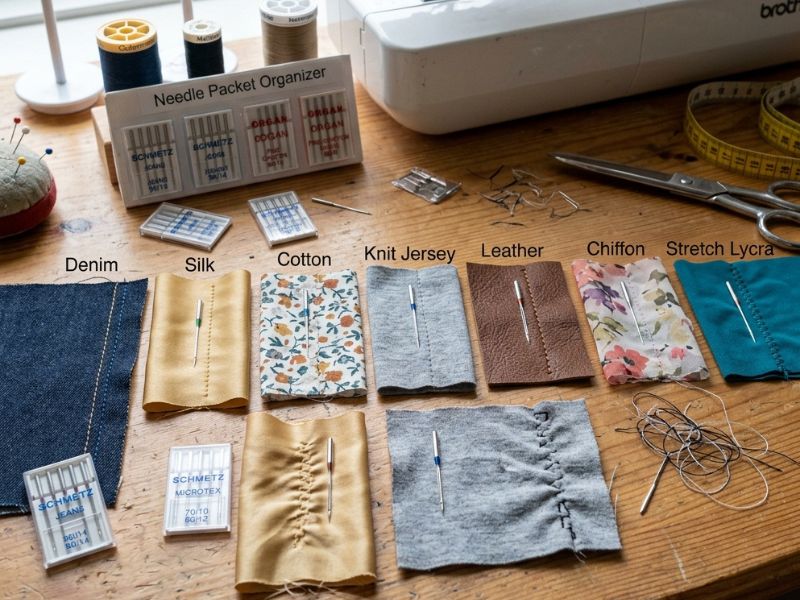 Read more about the article How to Choose the Right Sewing Needle for Every Fabric Type — Before You Blame Your Machine