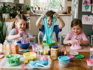 Read more about the article Safe and Easy Slime Craft Ideas for Kids — Non-Toxic Projects That Keep Them Busy for Hours