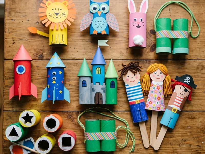 Read more about the article Toilet Paper Roll Crafts for Kids That Turn Everyday Waste into Fun, Skill-Building DIY Projects at Home