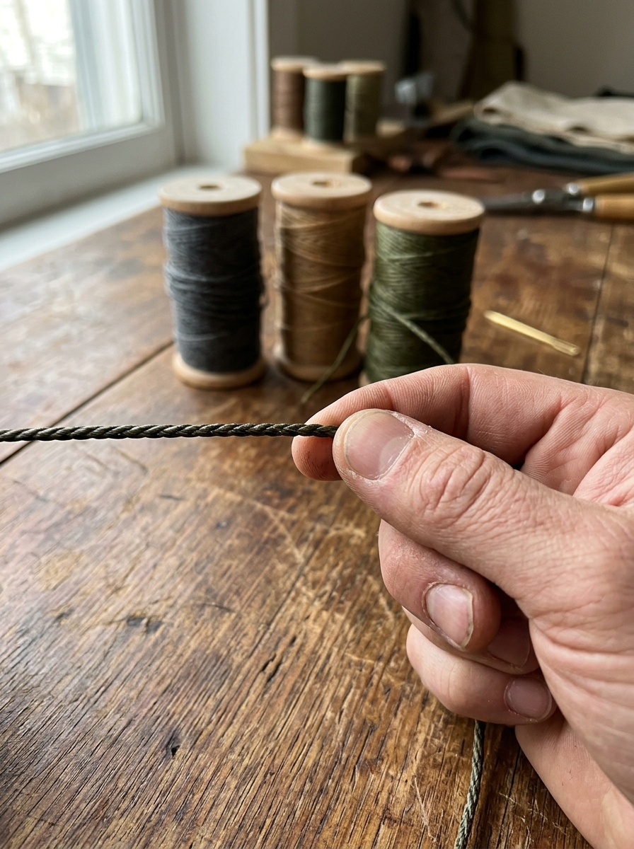 A_close-up_of_waxed_cord-best-cords-for-macrame