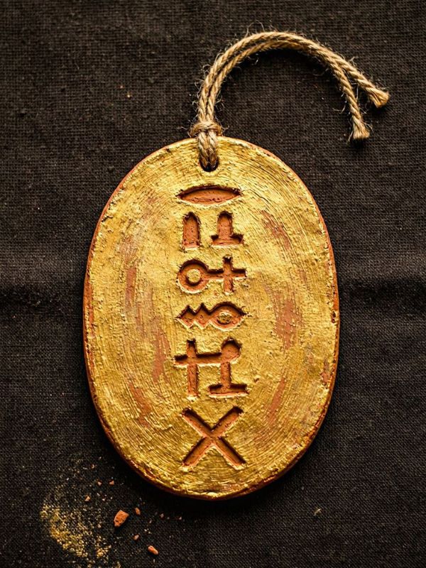 Egyptian-Cartouche-Clay-Nameplate