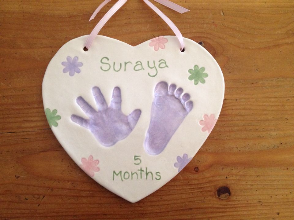How-to-display-the-Salt-Dough-Handprint-Keepsake-for-Babies