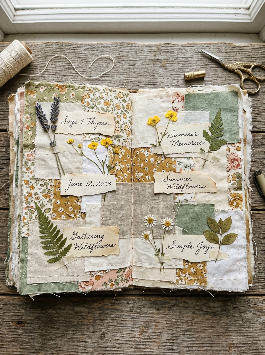 Journal_page_with_fabric_scraps.