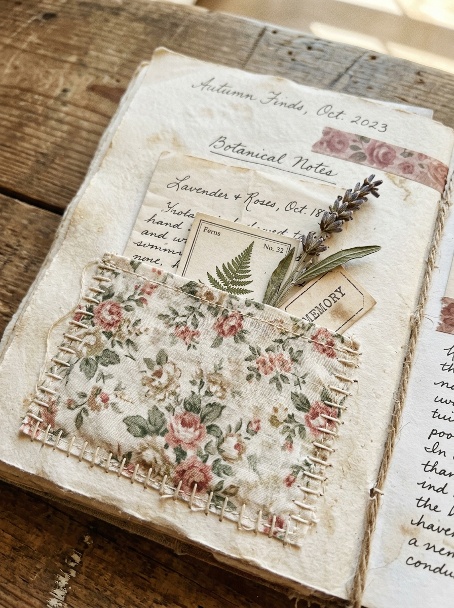 Junk_journal_page_handmade_pocket.