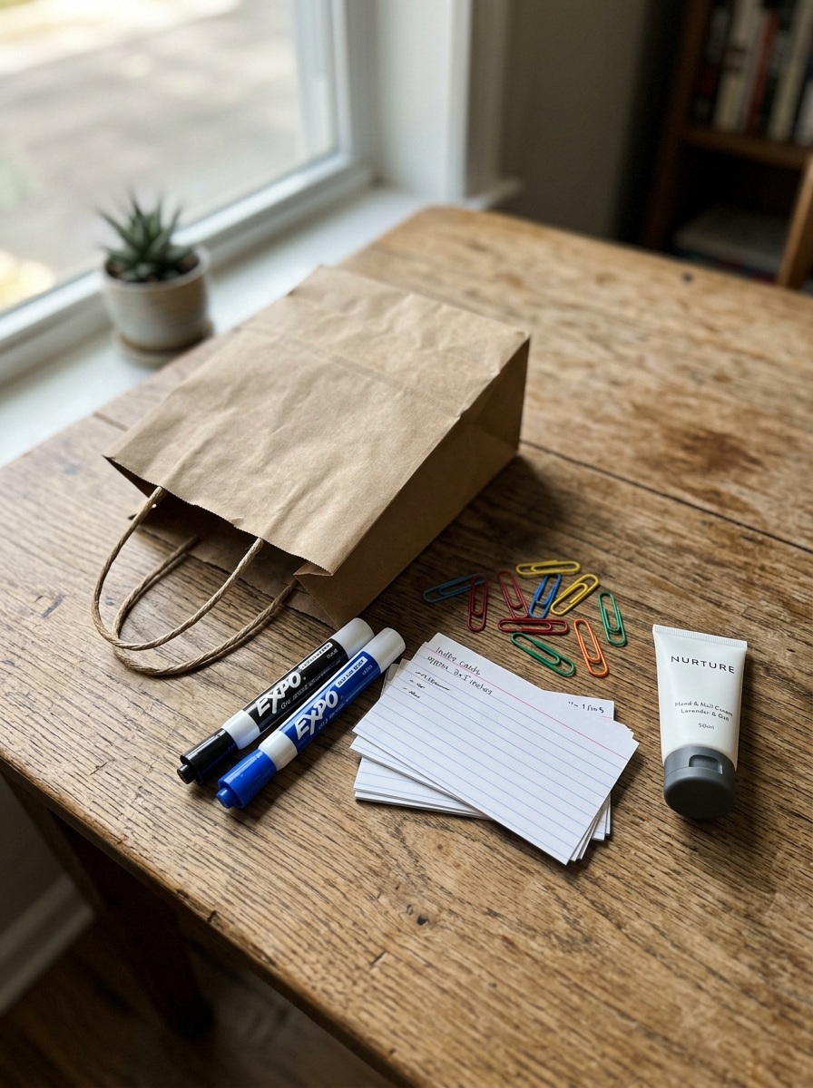 Kraft_bag_with_office_supplies.