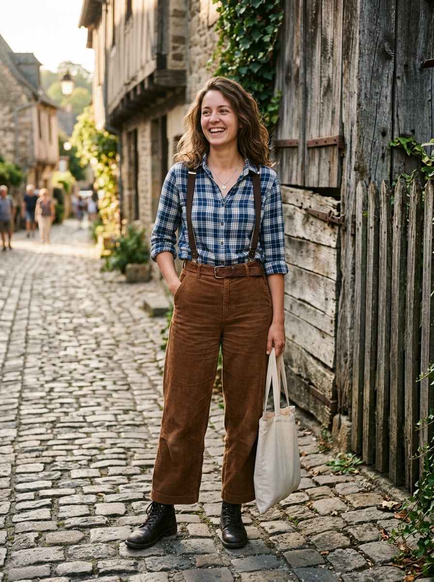 Woman_standing_on_cobblestone_st