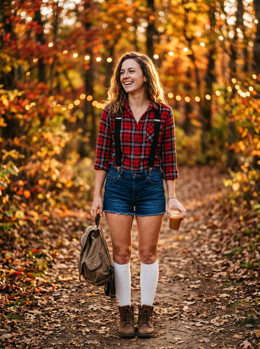 Woman_standing_outdoors_golden_hour