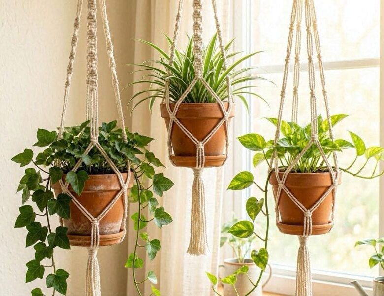 how-to-make-a-macrame-plant-hanger