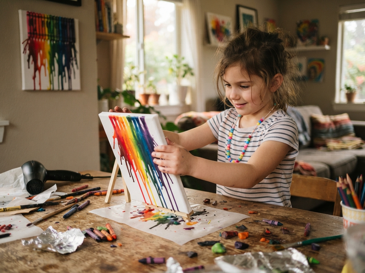 Child_creating_melted_crayon_art