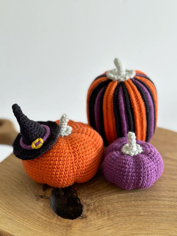  Crochet-Pumpkin-Sets