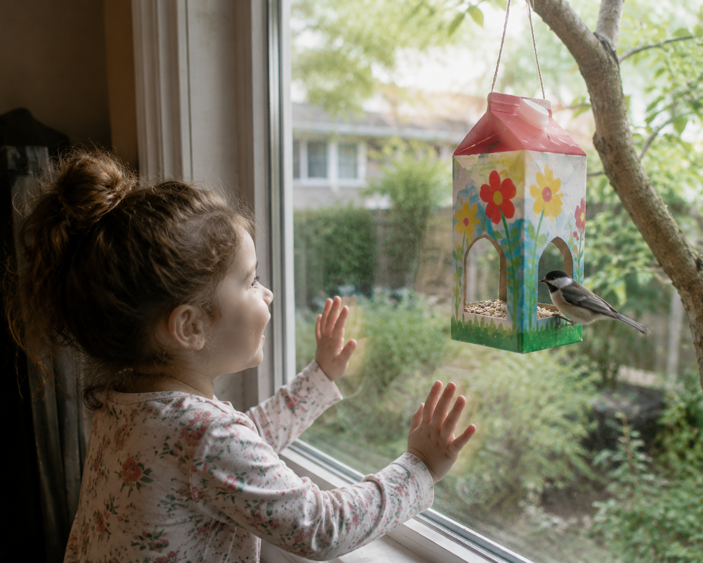 Curious-child-at-the-bird-feeder.