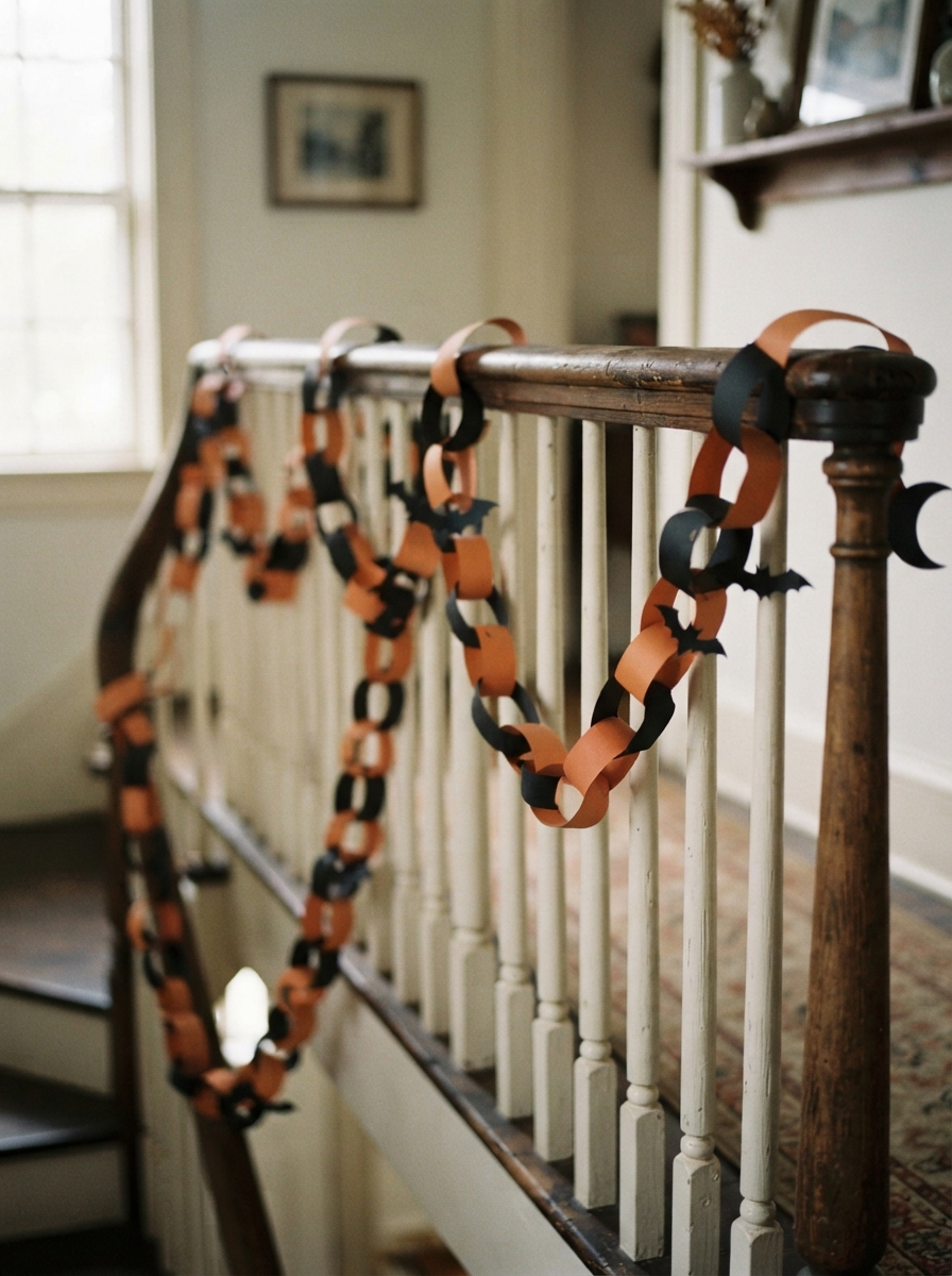 Paper_chain_garland_on_railing